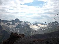 Шумилкин М.С. Вид Центрального Кавказа с горы Эльбрус. Отметка 3500 м