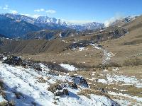 Шумилкин С.М. Вид Центрального Кавказа в районе горы Казбек. Зима 2022 г